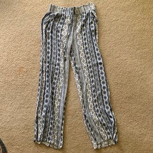 Joe B Blue Palazzo Pants